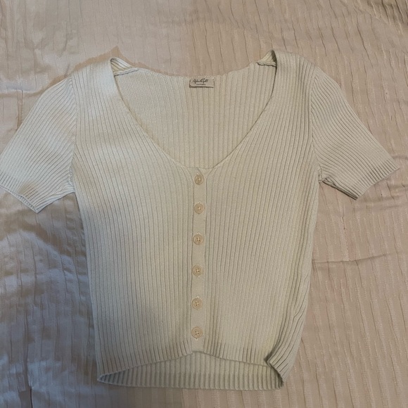 PacSun Tops - Pacsun white button up shirt, size small